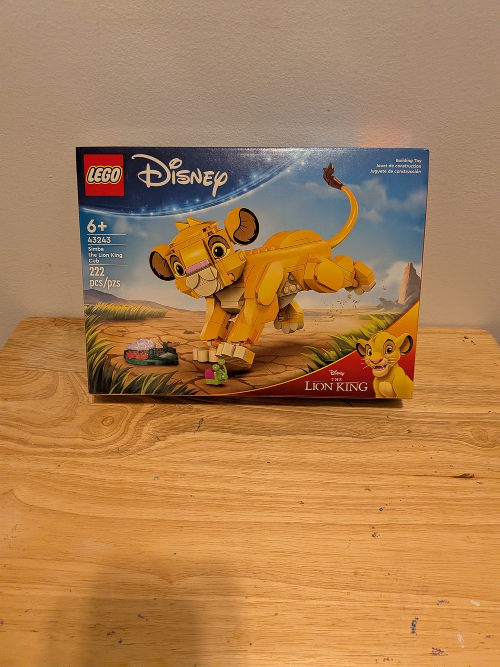 LEGO Disney Simba Cub Building Set - Yellow